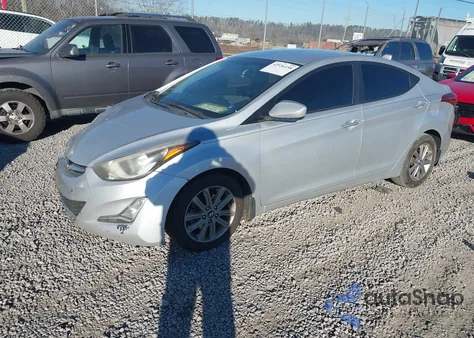 2014 Hyundai Elantra Se из США, поврежденный, VIN KMHDH4AE6EU084350